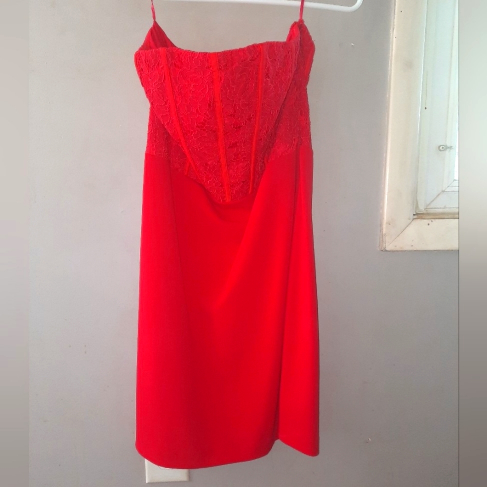 Strapless Homecoming dress
